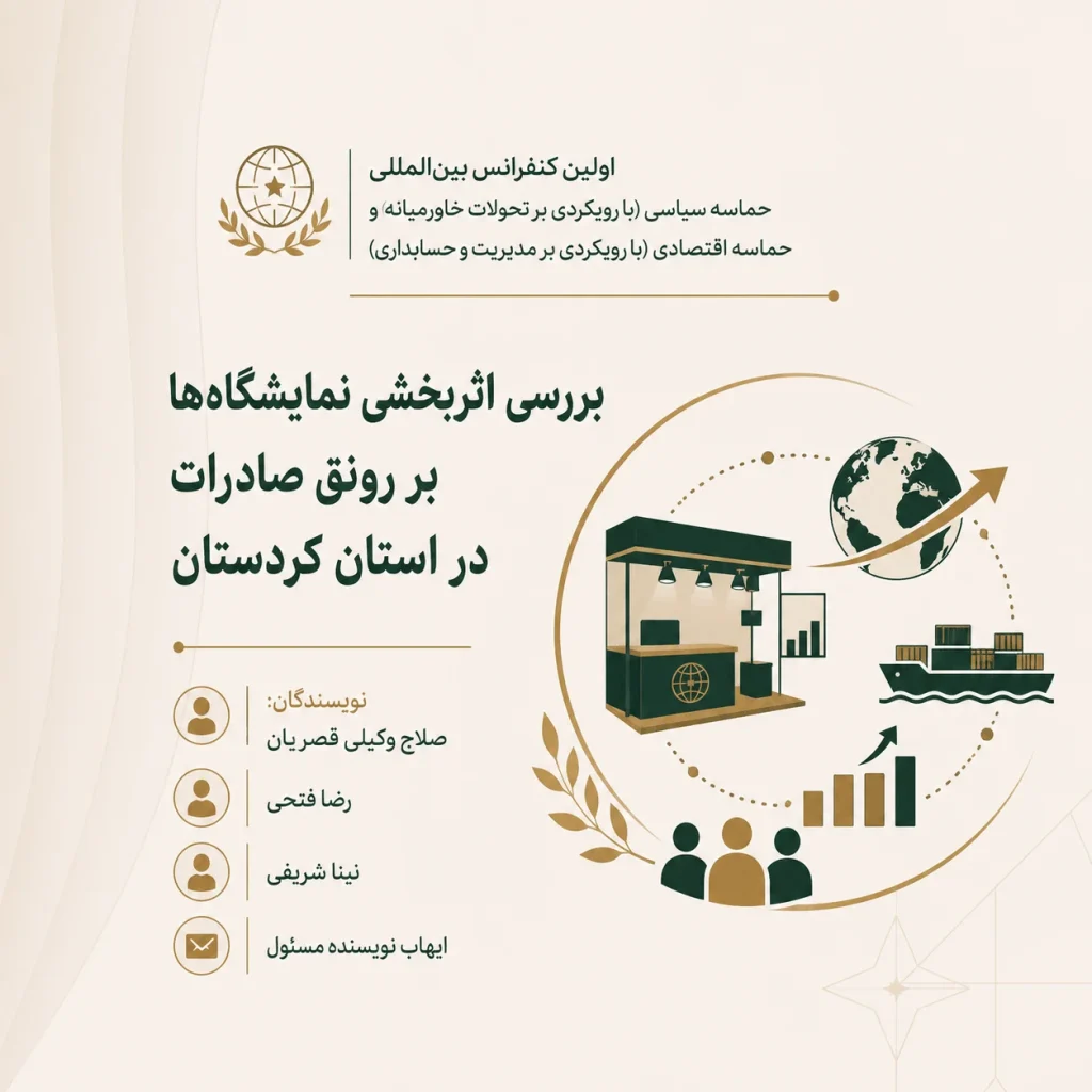بررسی اثربخشی نمایشگاه‌ها بر رونق صادرات در استان کردستان